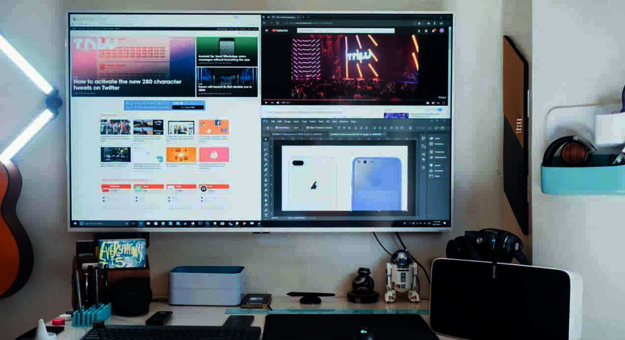 Телевизор как монитор: как подключить компьютер или ноутбук и настроить изображение