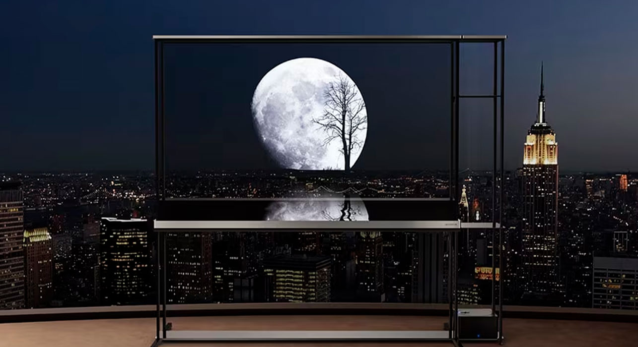 Прозрачный беспроводной телевизор LG OLED T: будущее уже здесь